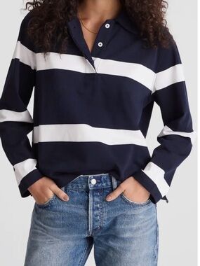 NWT Madewell Rugby Polo Shirt size Small